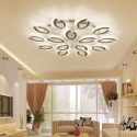Modern Simple Flush Mount Acrylic Heart-Shape Ceiling Light Living Room Study