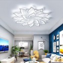 Modern Simple Flush Mount Acrylic Sunflower Shaped Ceiling Light Living Room Office