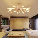 Nordic Pendant Light Modern Solid Wood Lighting Bedroom Living Room