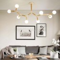 Nordic Magic Bean Pendant Light Creative Wooden Lighting Dining Room Living Room