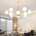 Magic Bean Pendant Light Creative Nordic Wooden Light Fitting Living Room Study