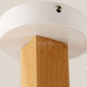 Nordic Log Pendant Light Macaron Light Fitting Bedroom Study