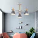 Modern Simple Macaron Pendant Light Creative Wooden Lighting Living Room Dining Room