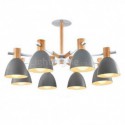 Modern Simple Macaron Pendant Light Creative Wooden Lighting Living Room Dining Room