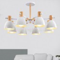 Modern Simple Macaron Pendant Light Creative Wooden Lighting Living Room Dining Room