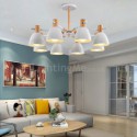 Modern Simple Macaron Pendant Light Creative Wooden Lighting Living Room Dining Room