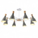 Nordic Macaron Pendant Light Creative Wood Chandelier Study Living Room