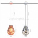 Soap Bubble Glass Kitchen Island Pendant Light Colorful