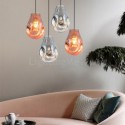 Soap Bubble Glass Kitchen Island Pendant Light Colorful