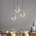 Soap Bubble Glass Kitchen Island Pendant Light Colorful