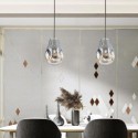 Soap Bubble Glass Kitchen Island Pendant Light Colorful