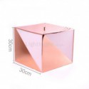 Multi Faceted Pendant Light Contemporary Rose Gold Decorative Lighting Office Dining Room