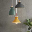 Macaron Pendant Light Nordic Simple Iron Arti Three Lights Fixture Restaurant Bar