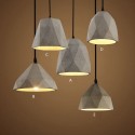 Vintage Cement 1 Light Pendant Light