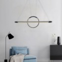 Pendant Light Nordic Acrylic Creative Round Shape Pendant Light Study Room Bedroom