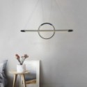 Pendant Light Nordic Acrylic Creative Round Shape Pendant Light Study Room Bedroom