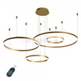 Postmodern Pendant Light Acrylic Ring Shape Pendant Light Restaurant Living Room