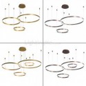 Postmodern Pendant Light Acrylic Ring Shape Pendant Light Restaurant Living Room