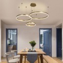 Postmodern Pendant Light Acrylic Ring Shape Pendant Light Restaurant Living Room