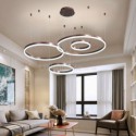 Postmodern Pendant Light Acrylic Ring Shape Pendant Light Restaurant Living Room