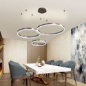 Postmodern Pendant Light Acrylic Ring Shape Pendant Light Restaurant Living Room