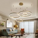 Postmodern Pendant Light Acrylic Ring Shape Pendant Light Restaurant Living Room