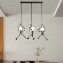 Modern Pendant Light Creative Little Man Shape Lamp Individual Home Light Bar Bedroom Lamp