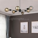 Nordic Modern Chandelier Magic Bean Lamp Creative Globe Light Living Room Bedroom Light