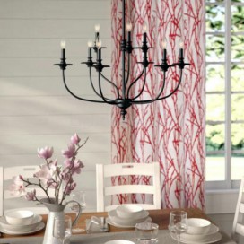 Classical Farmhouse Candle Chandelier Elegant Creative Light Warmth Lighting Dining Room Light