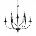 Classical Farmhouse Candle Chandelier Elegant Creative Light Warmth Lighting Dining Room Light