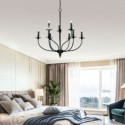 Classical Farmhouse Candle Chandelier Elegant Creative Light Warmth Lighting Dining Room Light