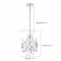 Luxury Crystal Chandelier Nordic Style Lamp Modern Creative Lighting Hallway Study Light