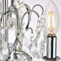 Luxury Crystal Chandelier Nordic Style Lamp Modern Creative Lighting Hallway Study Light