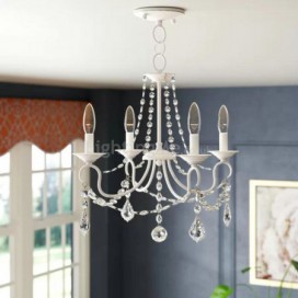 Luxury Crystal Chandelier Vintage Warmth Lighting Simple Lighting Living Room Study Lamp
