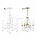 Luxury Crystal Chandelier Vintage Warmth Lighting Simple Lighting Living Room Study Lamp