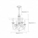 Luxury Crystal Chandelier Vintage Warmth Lighting Simple Lighting Living Room Study Lamp