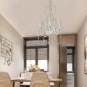 Luxury Crystal Chandelier Nordic Elegant Home Light Living Room Dining Room Lamp