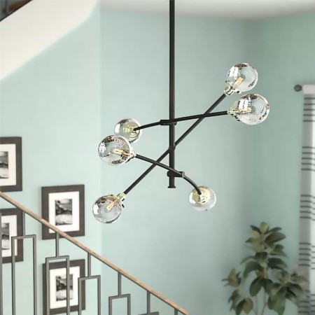 Simple Chandelier Nordic Pendant Light Magic Bean Shape Lamp Bedroom Hallway Light