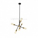 Modern Silver Sputnik Chandelier Minimalist Pendant Light Nordic Dining Room Hallway Light