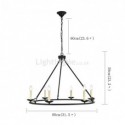 Modern Chandelier Nordic Tripod Pendant Light Creative Lamp Living Room Dining Room Light