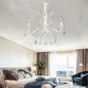 Vintage Crystal Chandelier Elegant Light Luxury Home Lighting Living Room Bedroom Lamp