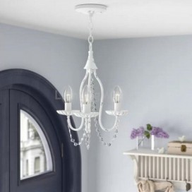 Retro Crystal Chandelier Classical Pendant Light Luxury Elegant Dining Room Bedroom Lamp