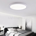Nordic Round Flush Mount Super Thin Ceiling Light Aluminum Roung Lamp Bedroom Lighting