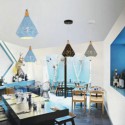 Nordic Style Pendant Light Diamond Shape Lamp Metal Lighting Living Room Bedroom Light