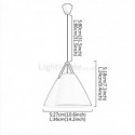 Nordic Pendant Light Artistic Design Lamp Aluminum Warmth Lighting Bar Bedroom Light