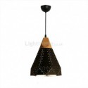 Modern Pendant Light Hollow Design Lamp Geometric Shape Light Living Room Bar Lighting