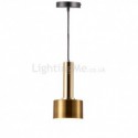 Modern Simple Pendant Light Cylinder Shape Lamp Aluminum Lighting Bedroom Light