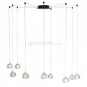 Modern Pendant Light Crystal Chandelier Light Home Lighting Living Room Dining Room Lamp