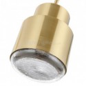 Postmodern Glass Pendant Light Golden Cylinder Lamp Bright Lighting Living Room Restaurant Light