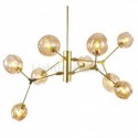 Nordic Style Glass Pendant Light Round Shape Chandelier Lamp Home Lighting Living Room Light